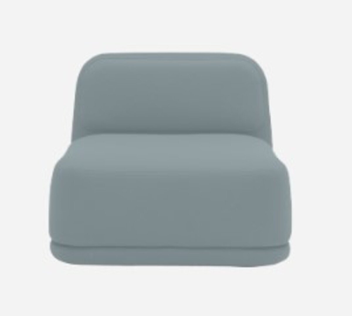 Softline Standby Sessel niedrig - Felt Melange - 292 Light Grey