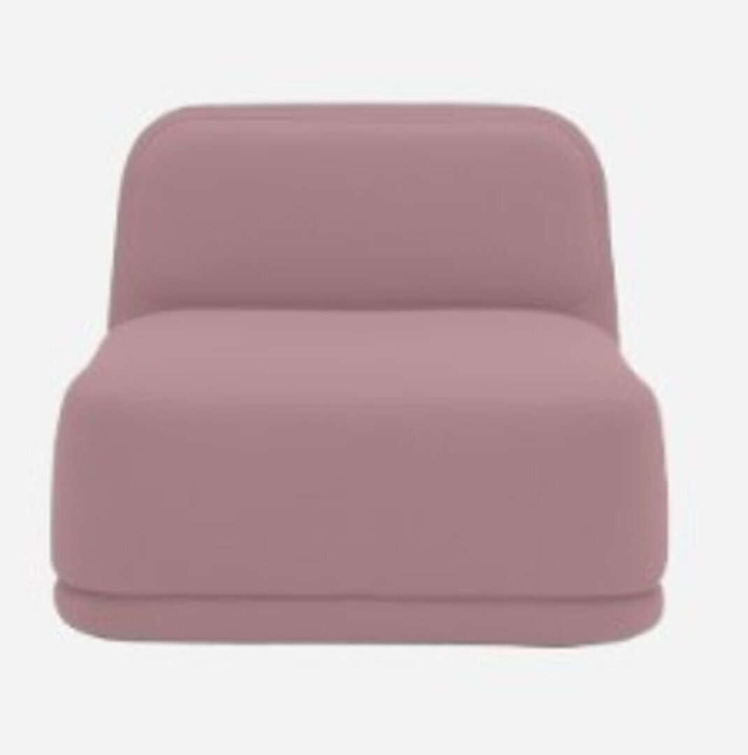 Softline Standby Sessel niedrig - Felt Melange - 299 Antique Pink