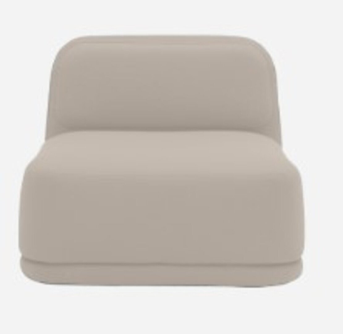 Softline Standby Sessel niedrig - Felt Melange - 619 Sand