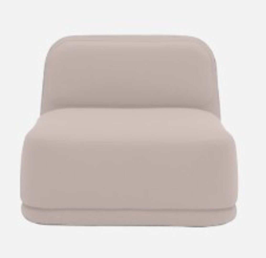 Softline Standby Sessel niedrig - Felt Melange - 642 Lilac