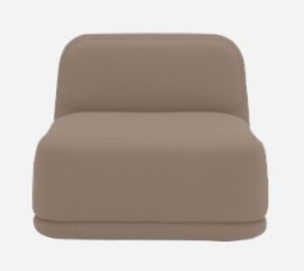 Softline Standby Sessel niedrig - Felt Melange - 849 Light Brown