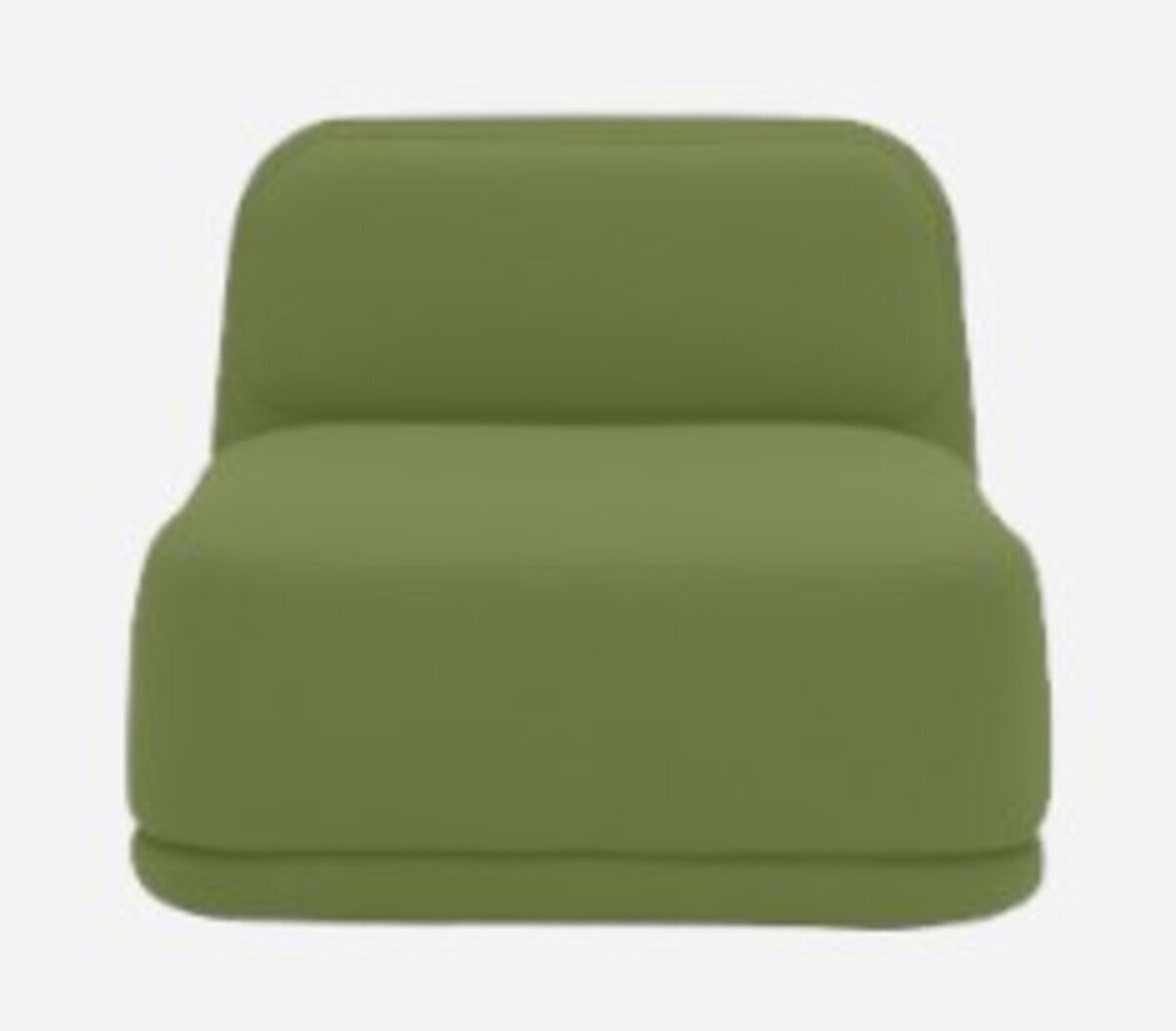 Softline Standby Sessel niedrig - Felt Melange - 855 Olive