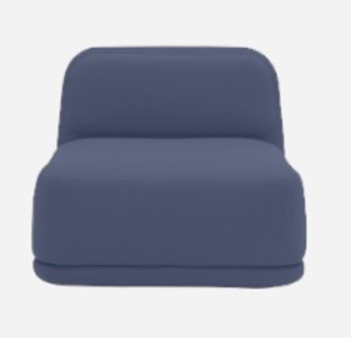 Softline Standby Sessel niedrig - Felt Melange - 859 Berry