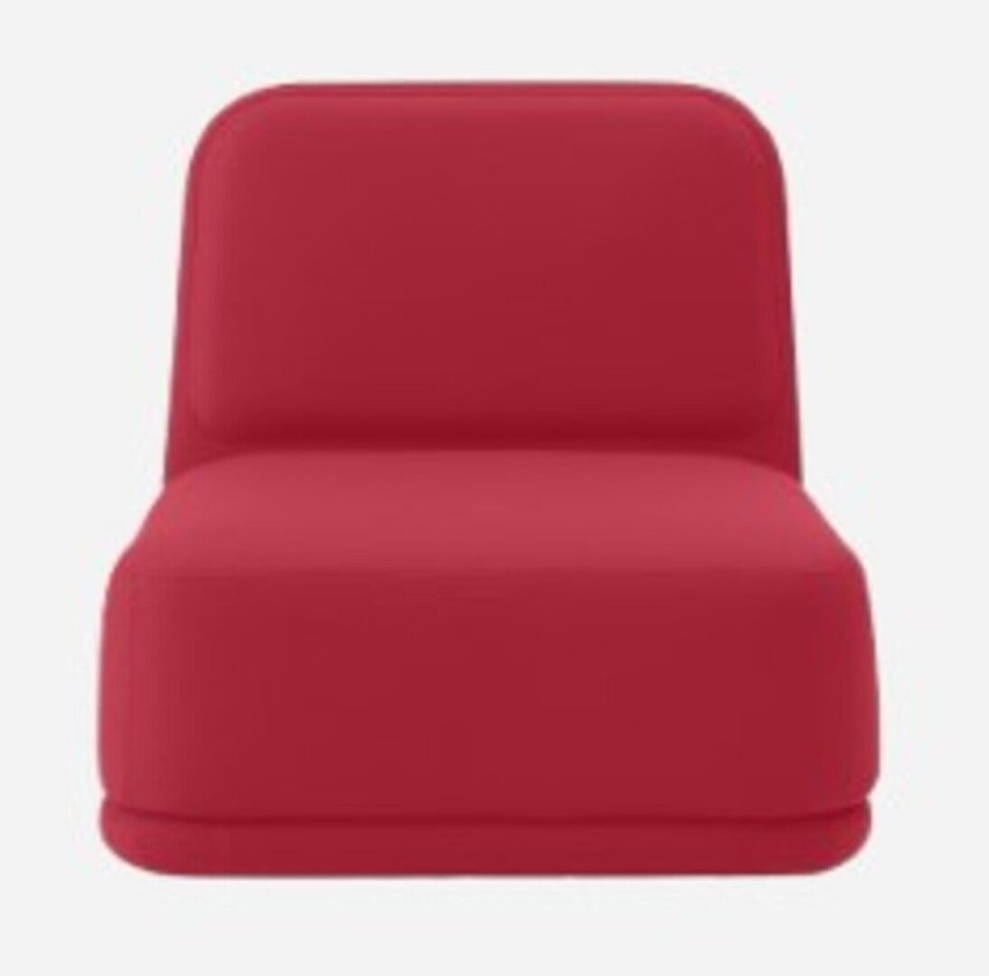 Softline Standby Sessel medium - Felt - 588 Red