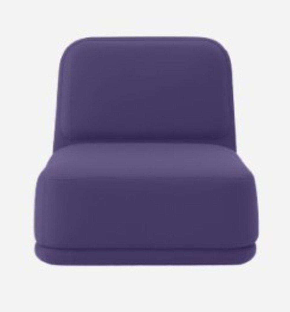 Softline Standby Sessel medium - Felt - 581 Eggplant