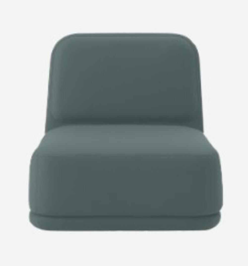 Softline Standby Sessel medium - Felt Melange - 293 Grey Green