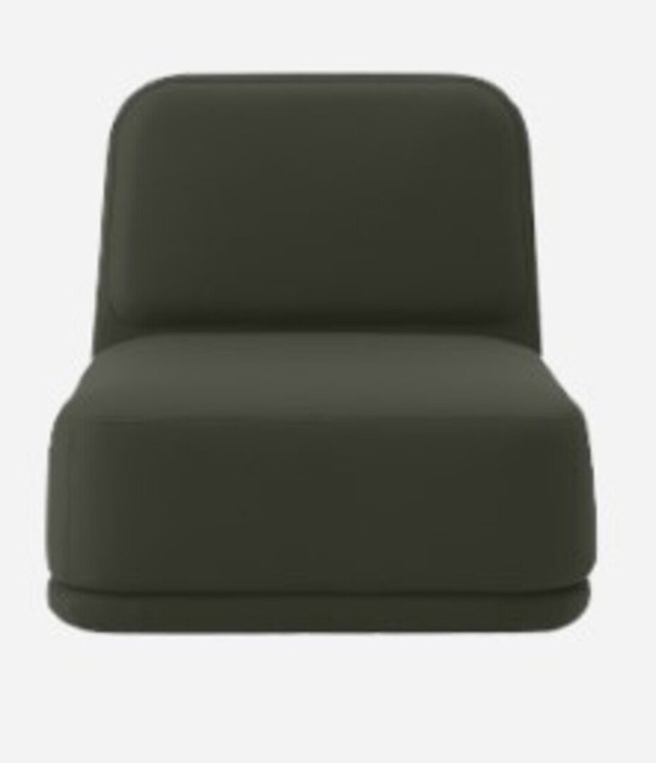 Softline Standby Sessel medium - Felt Melange - 294 Dark Green