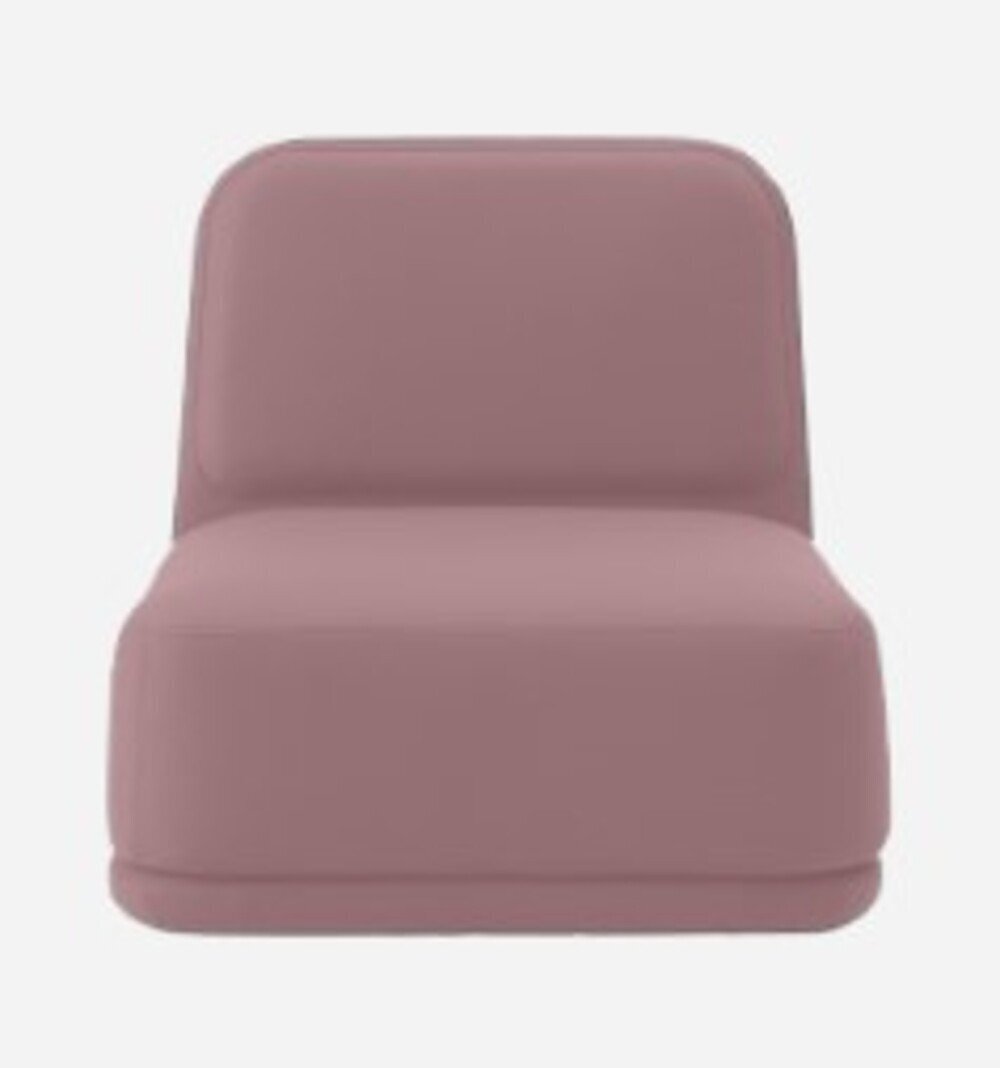Softline Standby Sessel medium - Felt Melange - 299 Antique Pink