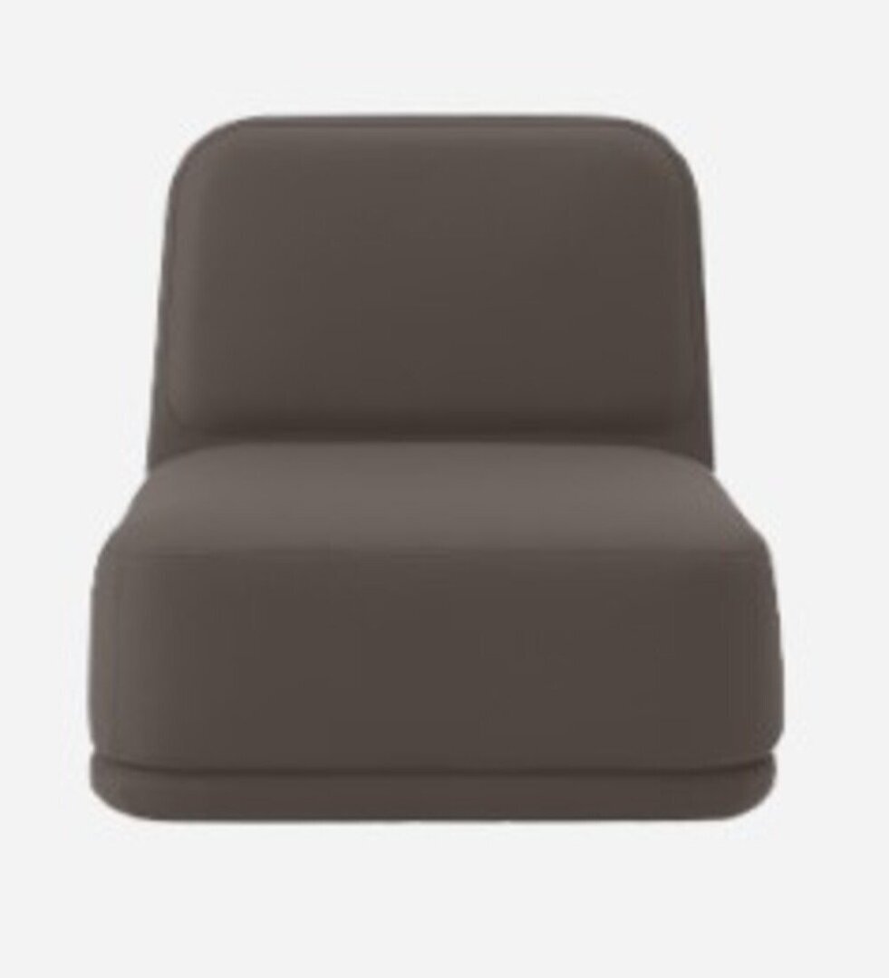 Softline Standby Sessel medium - Felt Melange - 300 Dark Brown