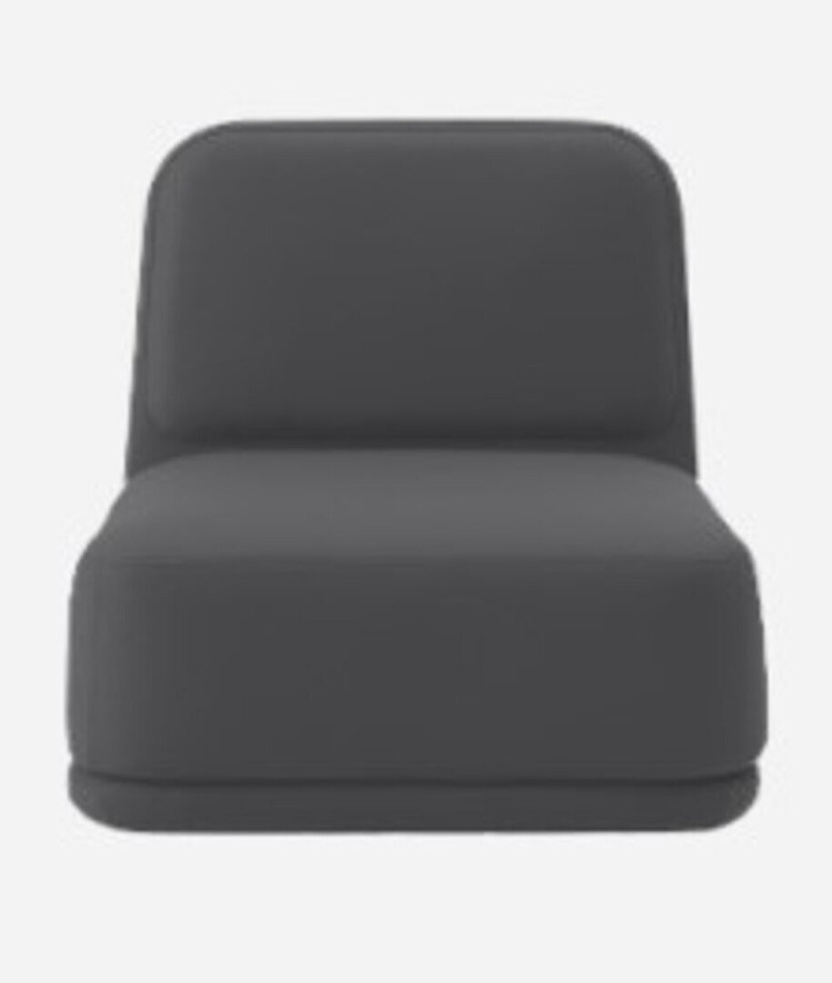 Softline Standby Sessel medium - Felt Melange - 623 Dark Grey