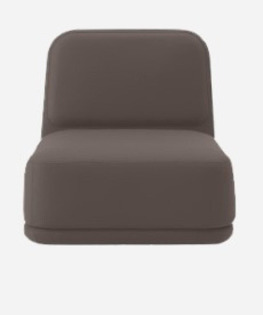 Softline Standby Sessel medium - Felt Melange - 635 Brown