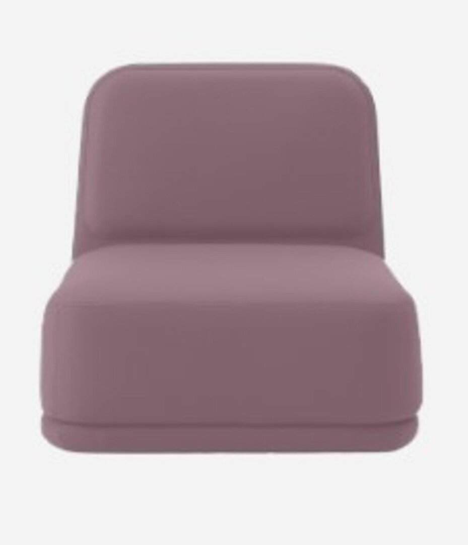 Softline Standby Sessel medium - Felt Melange - 640 Purple
