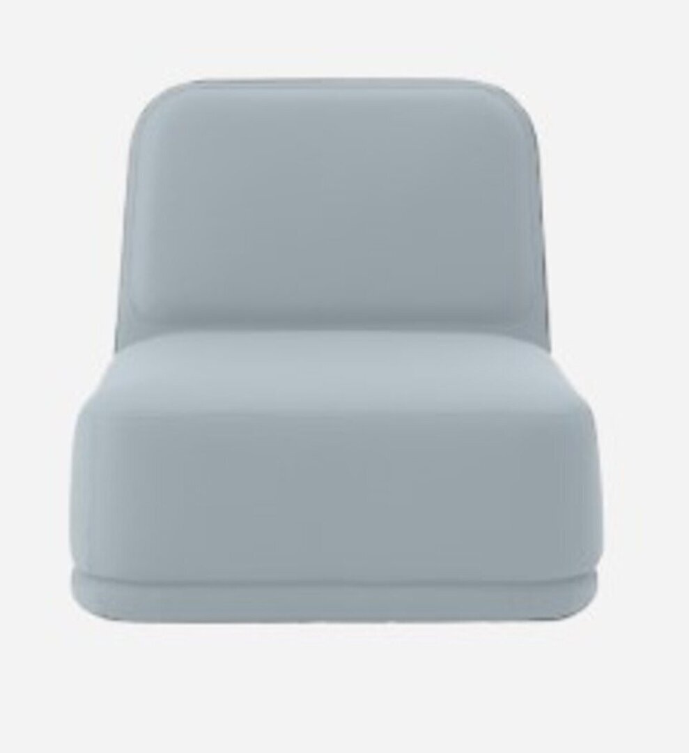 Softline Standby Sessel medium - Felt Melange - 641 Light Blue