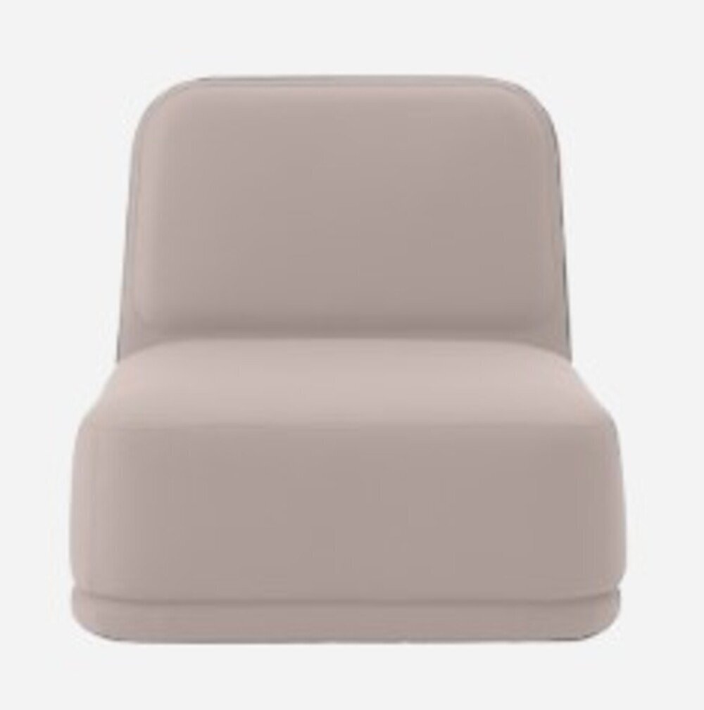 Softline Standby Sessel medium - Felt Melange - 642 Lilac