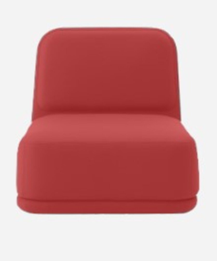 Softline Standby Sessel medium - Felt Melange - 650 Light Red