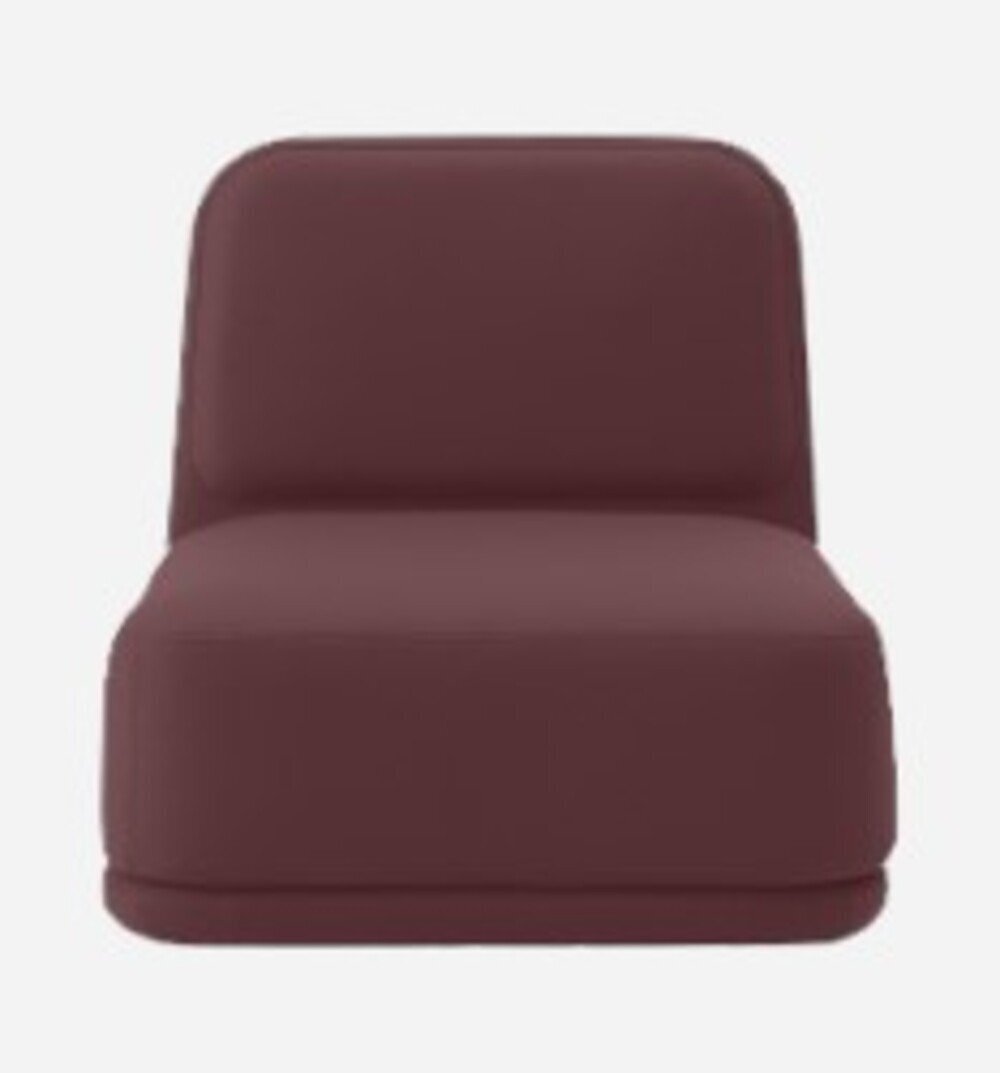 Softline Standby Sessel medium - Felt Melange - 651 Eggplant
