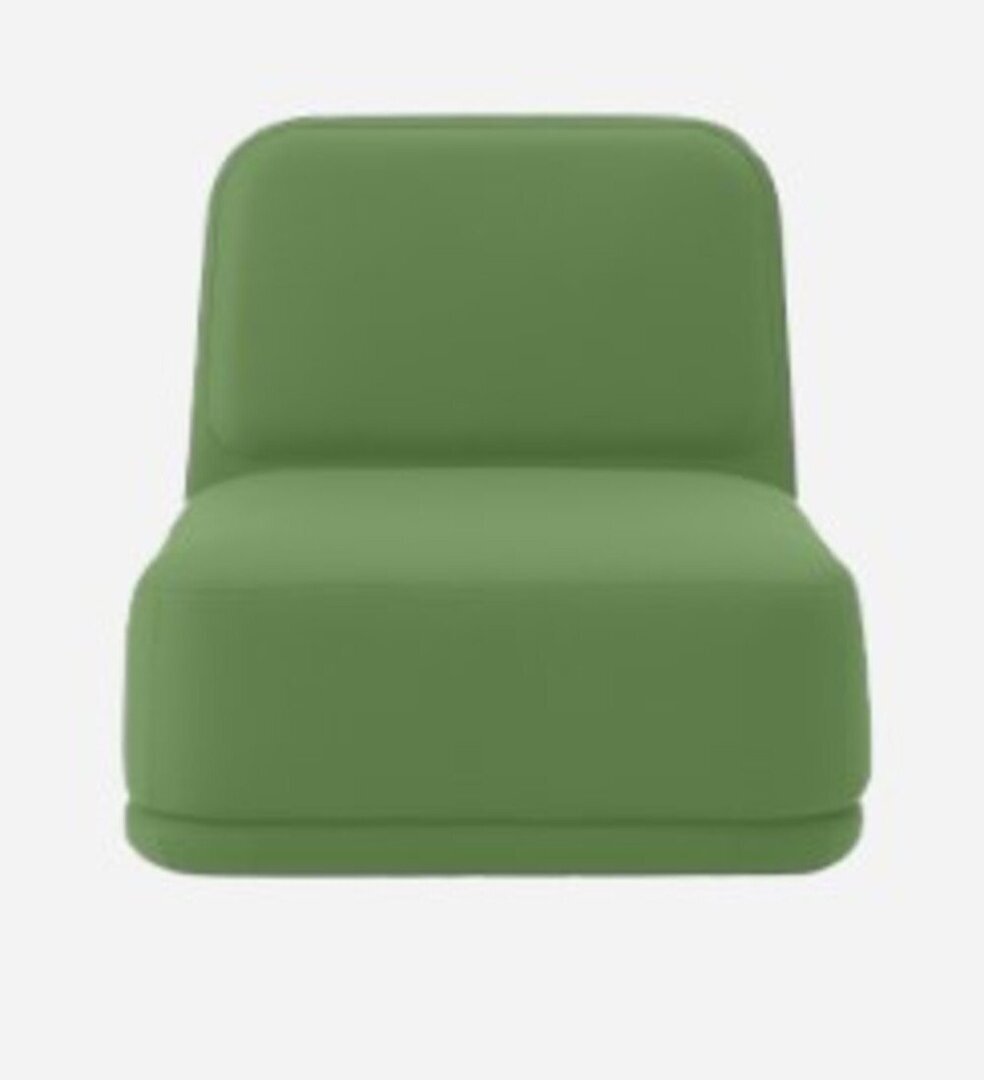 Softline Standby Sessel medium - Felt Melange - 848 Green