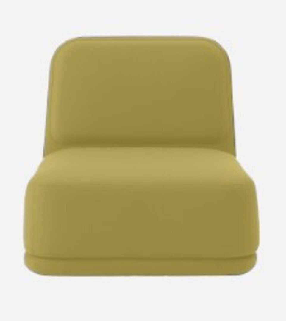 Softline Standby Sessel medium - Felt Melange - 847 Mustard