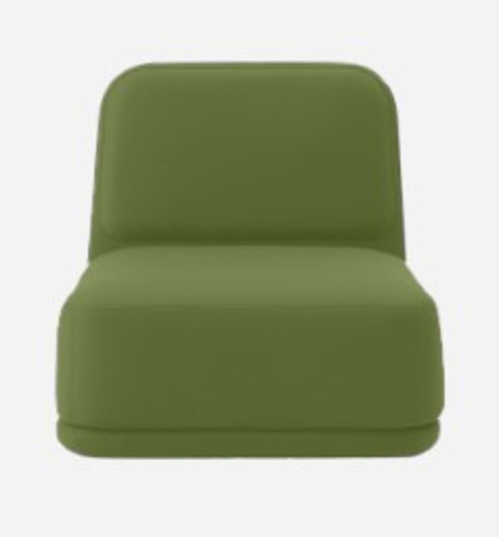 Softline Standby Sessel medium - Felt Melange - 855 Olive