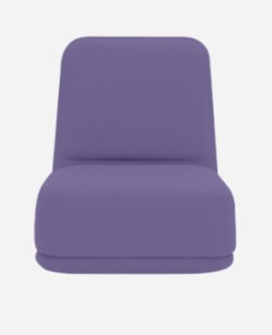 Softline Standby Sessel hoch - Felt - 581 Eggplant