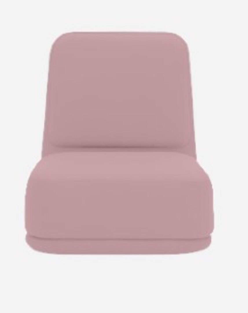 Softline Standby Sessel hoch - Felt Melange - 299 Antique Pink
