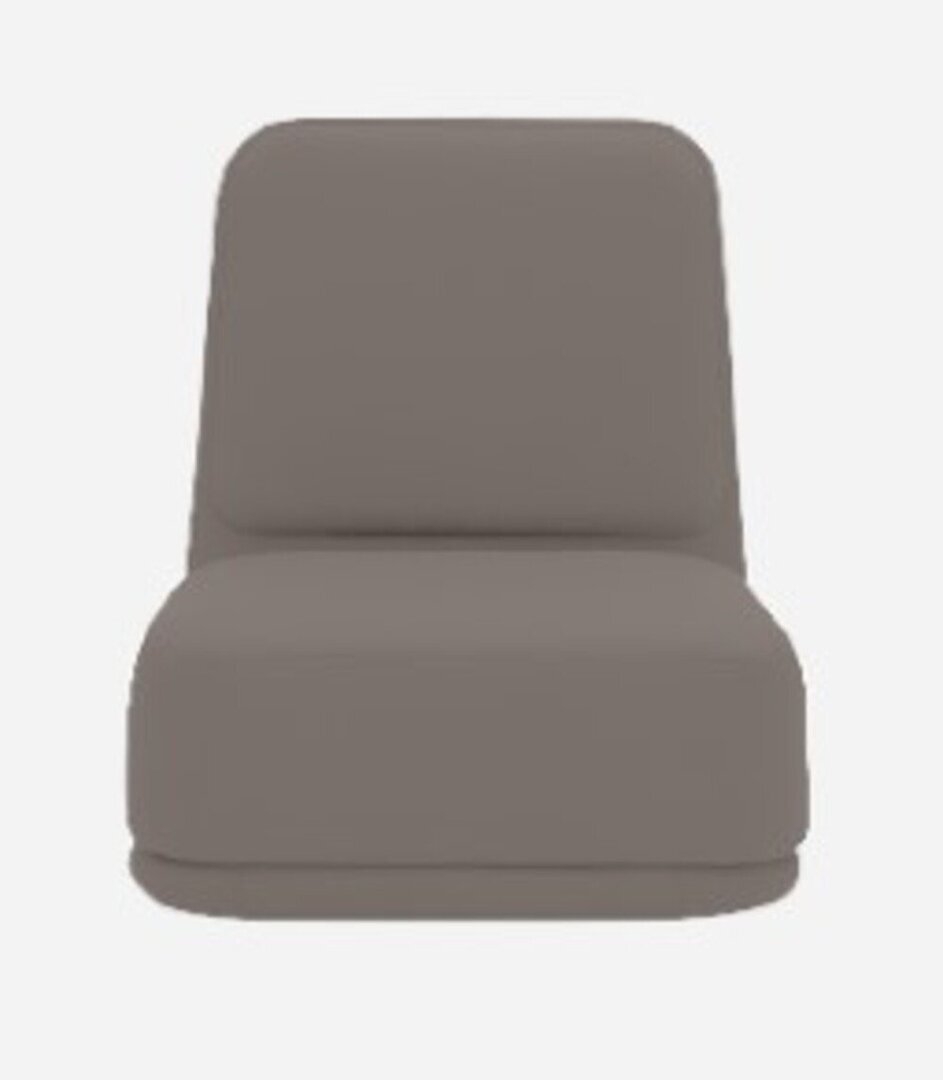 Softline Standby Sessel hoch - Felt Melange - 300 Dark Brown