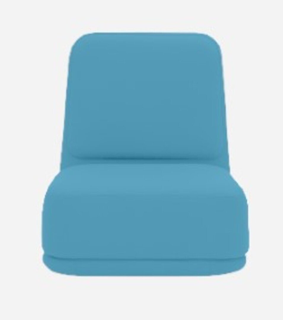 Softline Standby Sessel hoch - Felt Melange - 582 Blue