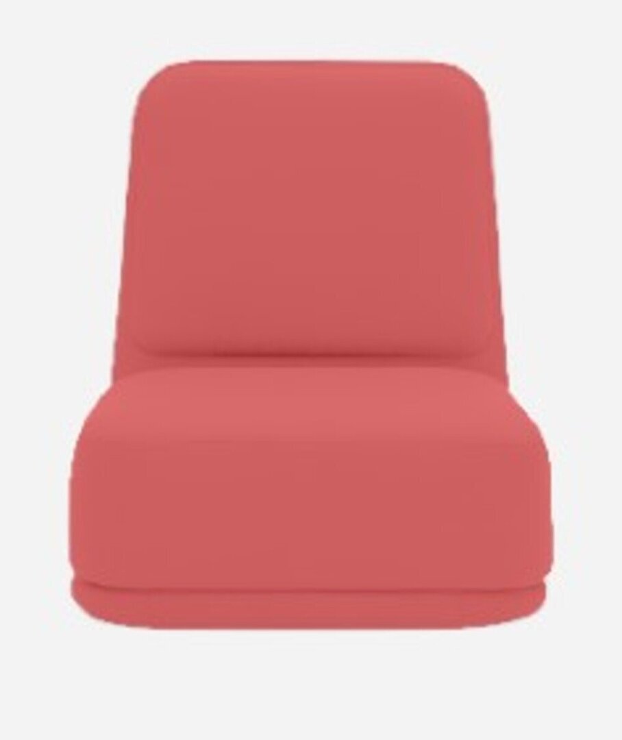 Softline Standby Sessel hoch - Felt Melange - 650 Light Red