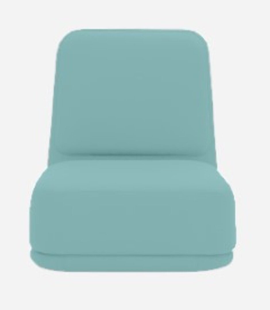 Softline Standby Sessel hoch - Felt Melange - 652 Turquoise
