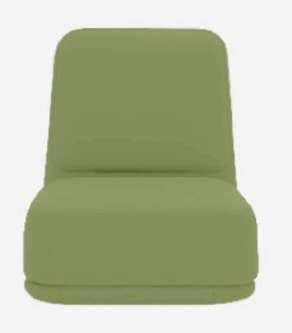 Softline Standby Sessel hoch - Felt Melange - 855 Olive