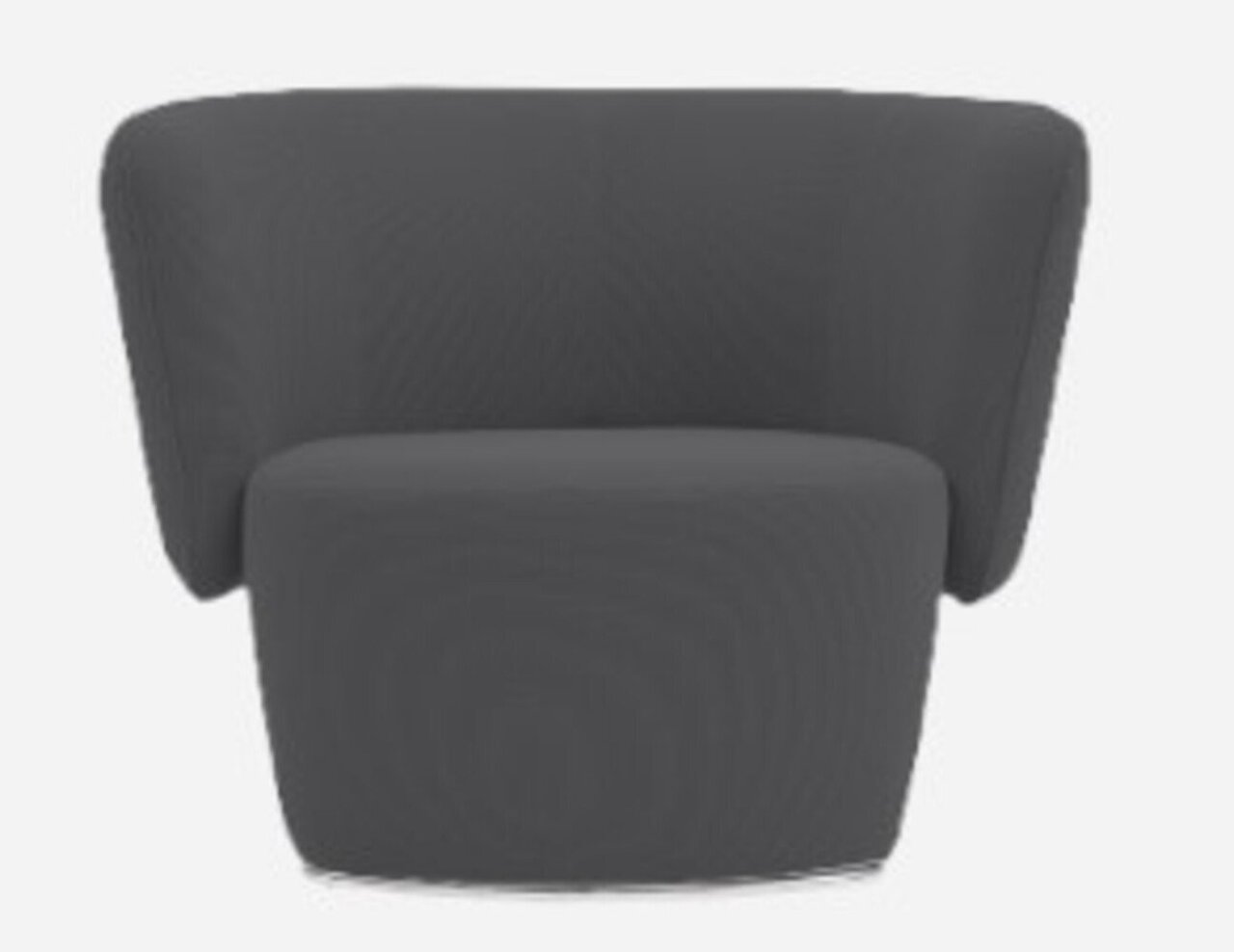 Softline Venice Sessel - Felt Melange - 610 Anthracite