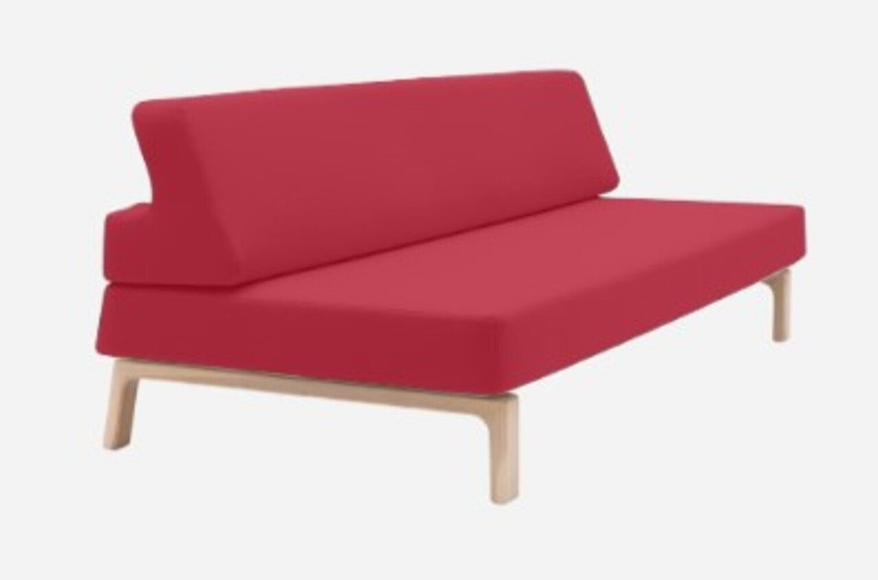 Softline Lazy Schlafsofa - Felt - 588 Red