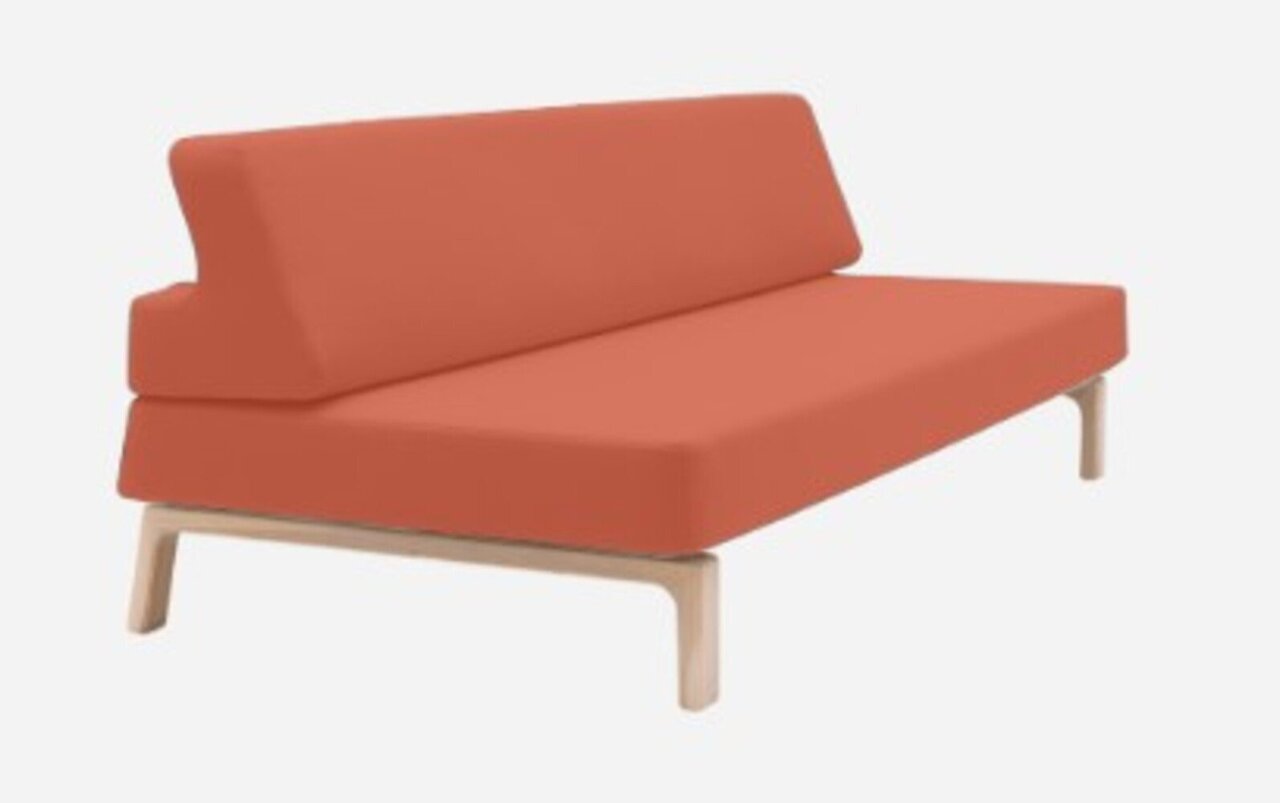 Softline Lazy Schlafsofa - Felt - 624 Orange