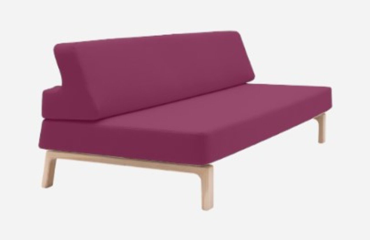 Softline Lazy Schlafsofa - Felt - 629 Berry