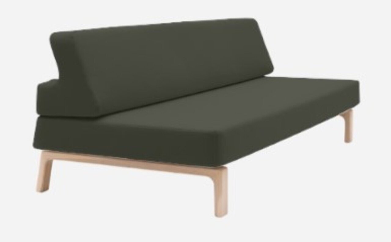 Softline Lazy Schlafsofa - Felt Melange - 294 Dark Green