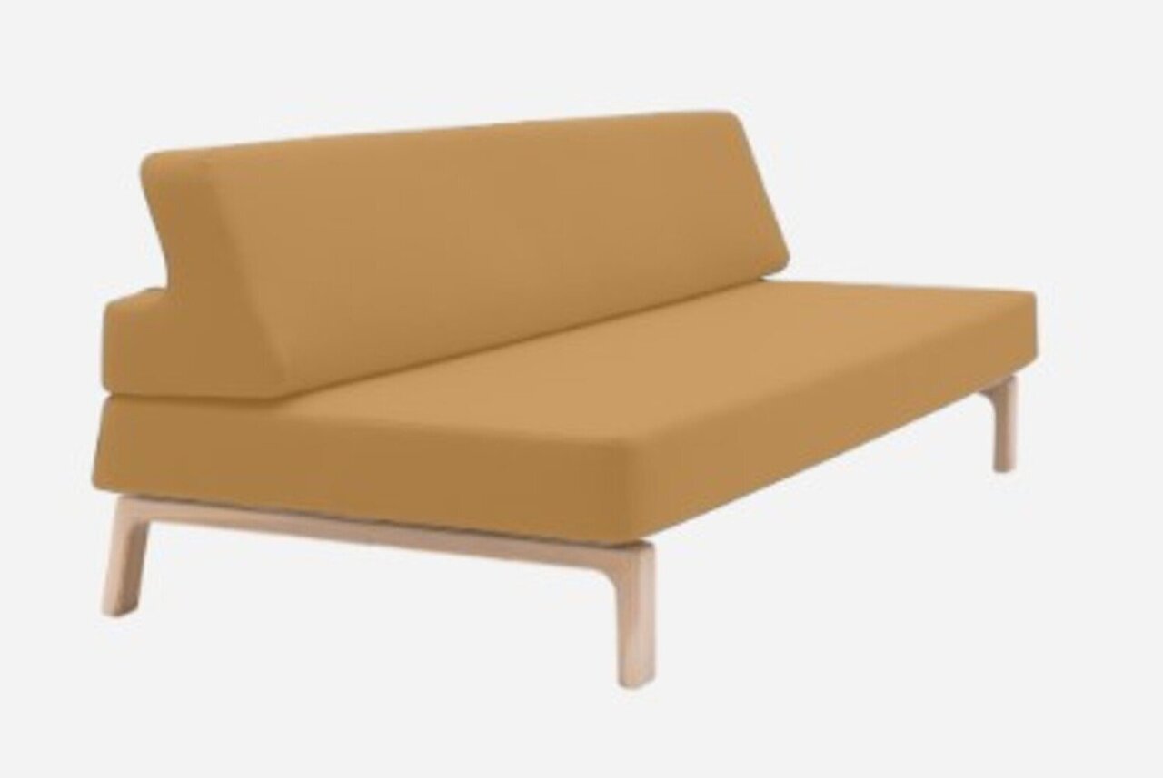 Softline Lazy Schlafsofa - Felt Melange - 296 Ochre