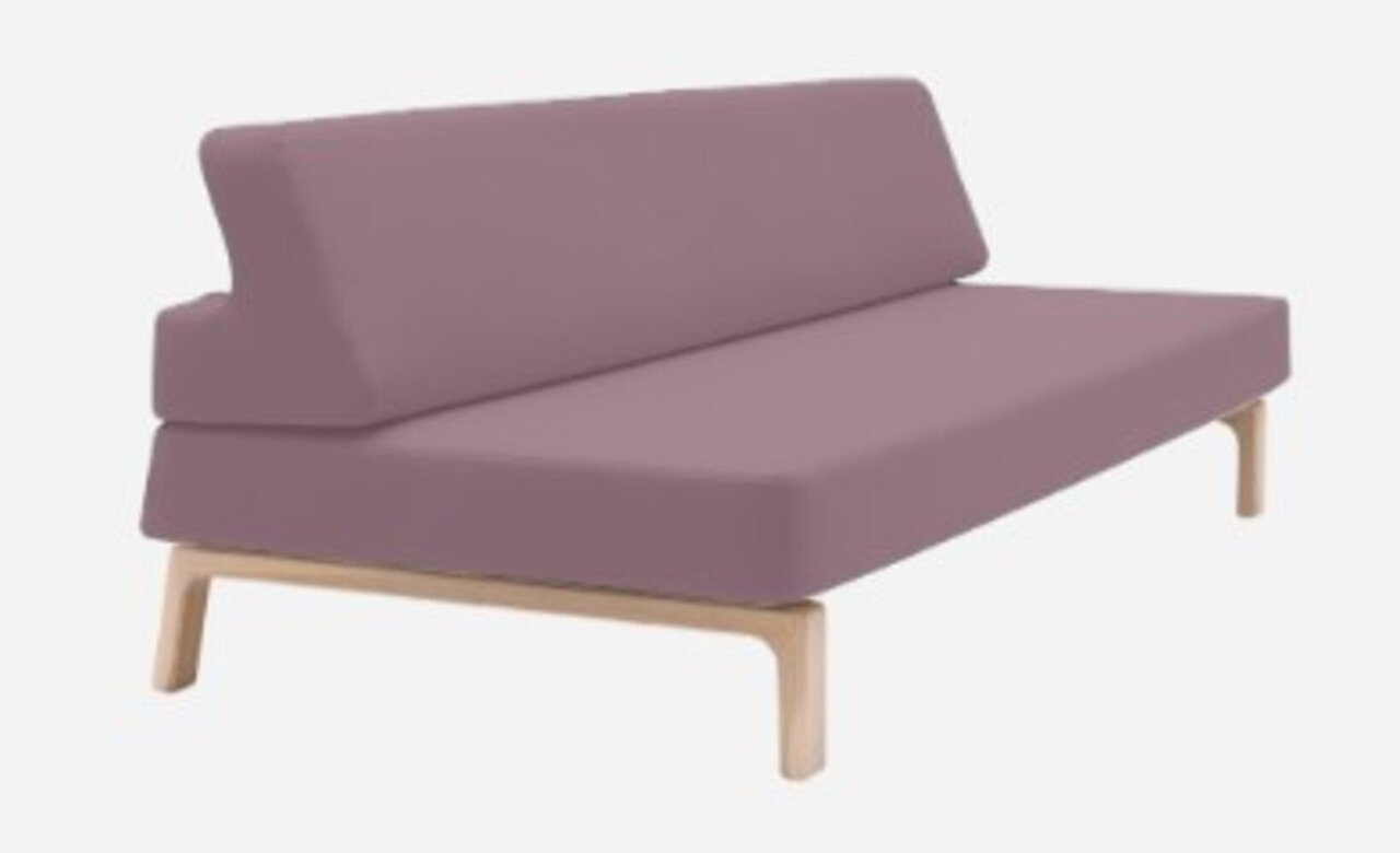 Softline Lazy Schlafsofa - Felt Melange - 640 Purple