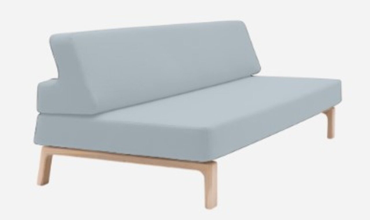 Softline Lazy Schlafsofa - Felt Melange - 641 Light Blue