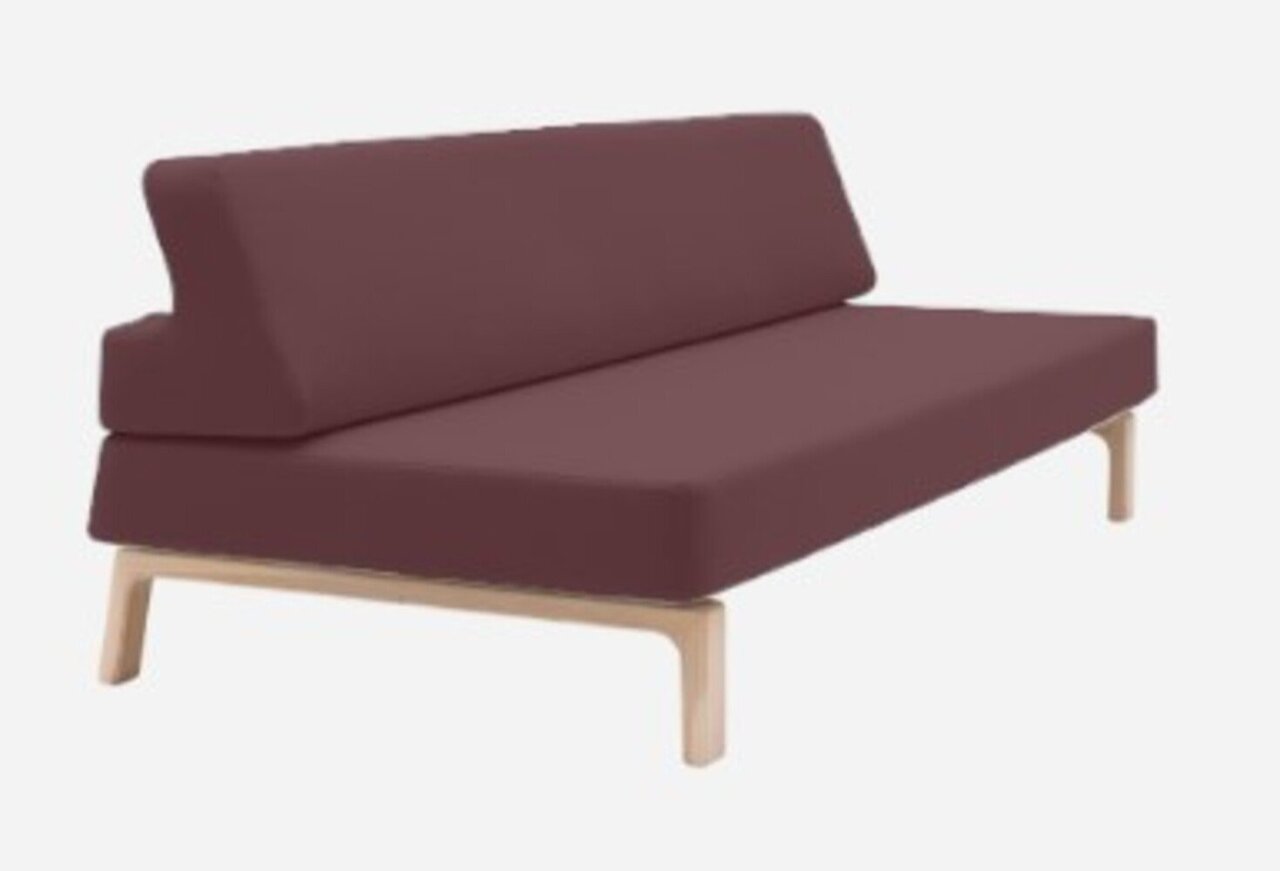 Softline Lazy Schlafsofa - Felt Melange - 651 Eggplant