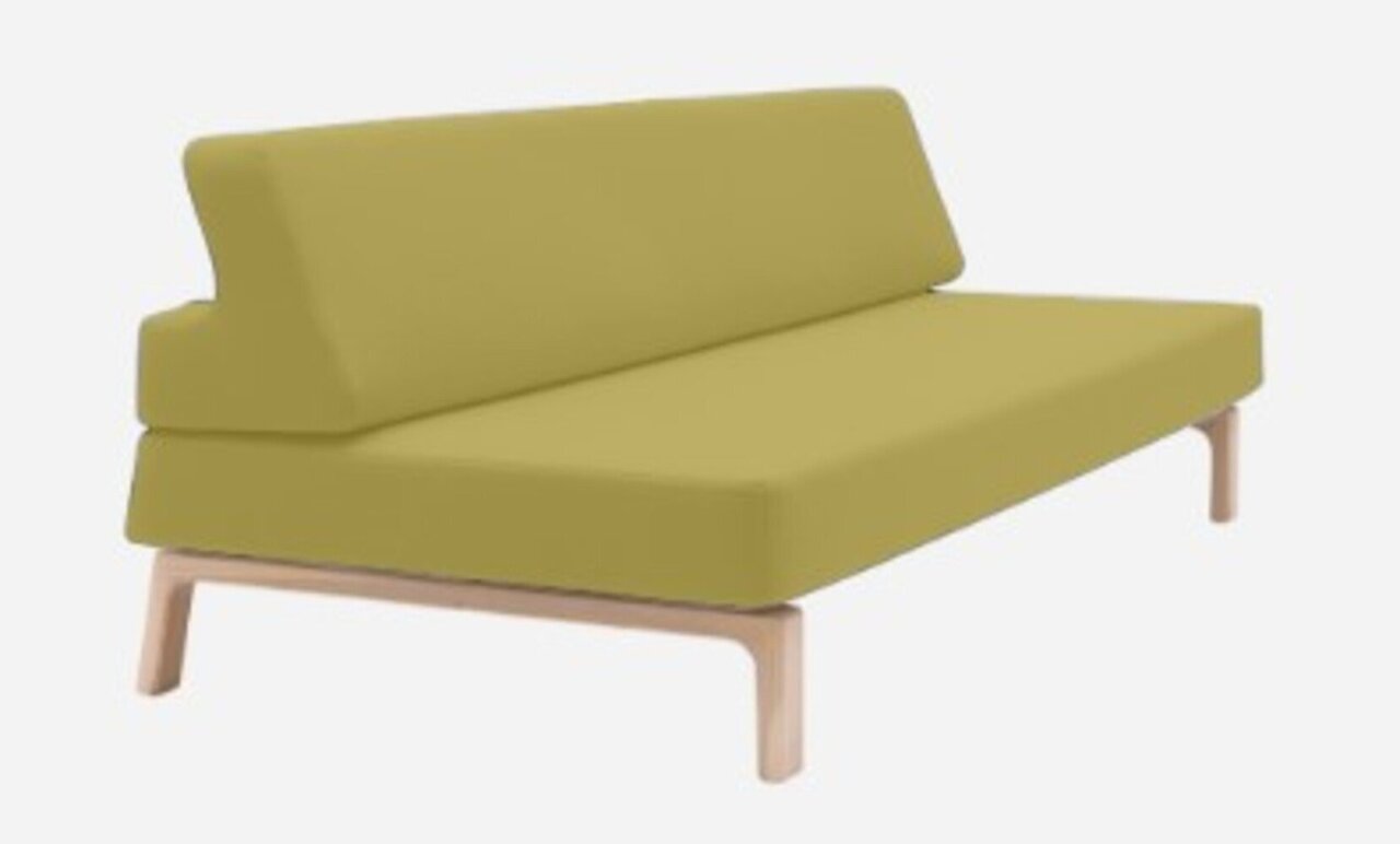 Softline Lazy Schlafsofa - Felt Melange - 847 Mustard