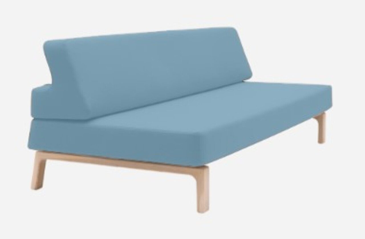 Softline Lazy Schlafsofa - Felt Melange - 858 Sky Blue
