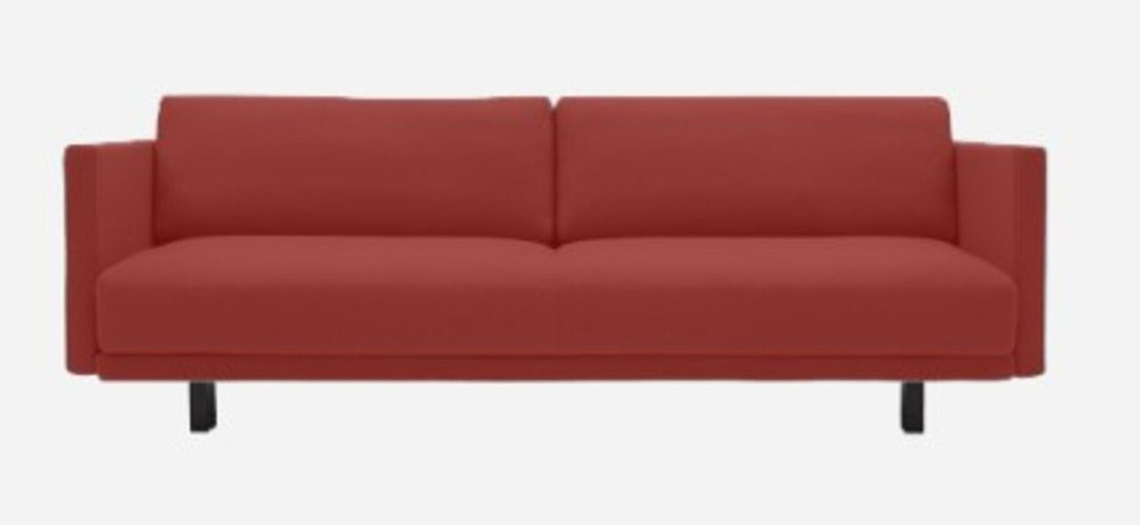 Softline Meghan Schlafsofa - Felt Melange - 297 Dark Red