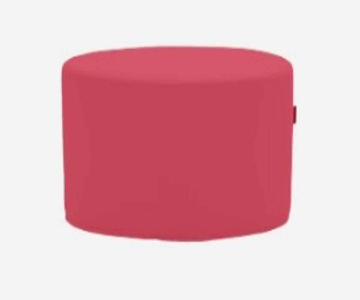 Softline Bon-Bon Pouf Medium - Felt - 588 Red