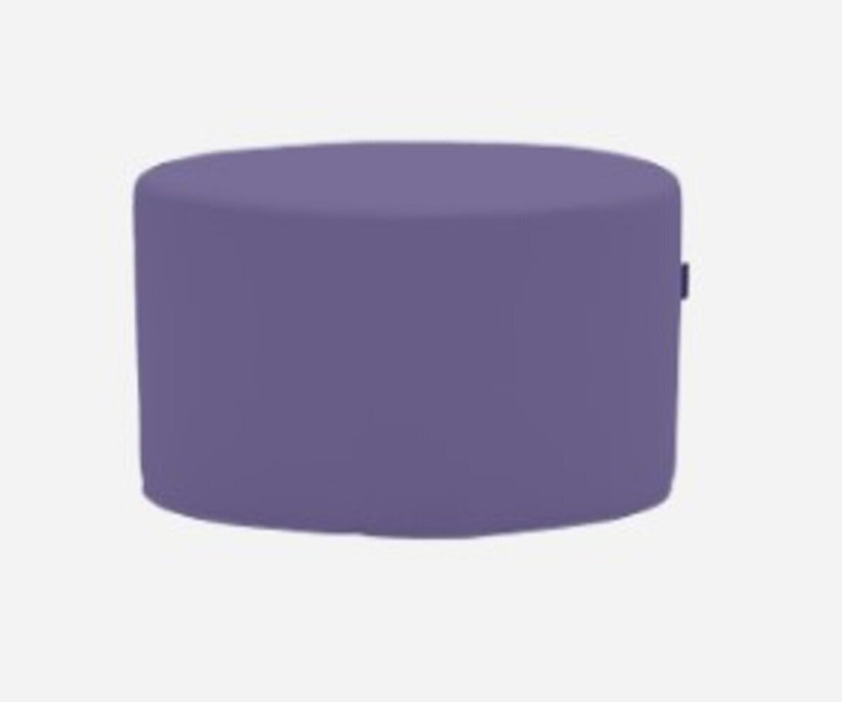 Softline Bon-Bon Pouf Medium - Felt - 581 Eggplant