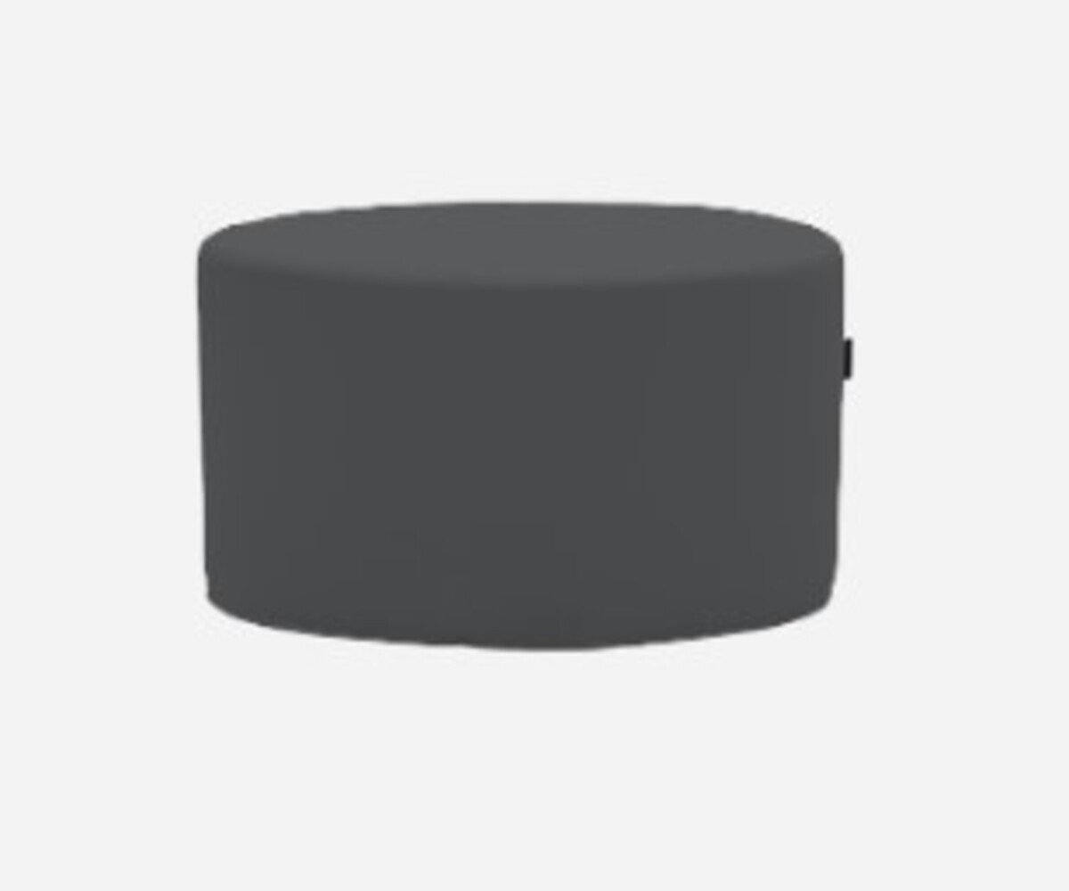 Softline Bon-Bon Pouf Medium - Felt - 636 Black