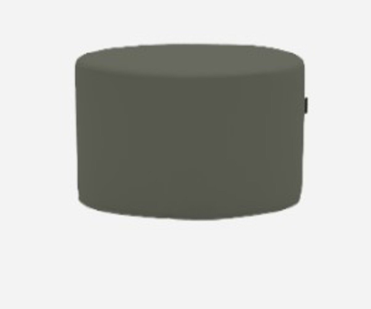 Softline Bon-Bon Pouf Medium - Felt Melange - 294 Dark Green