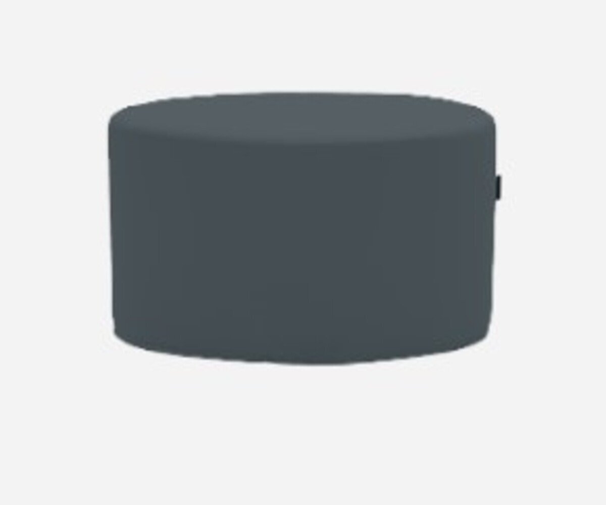 Softline Bon-Bon Pouf Medium - Felt Melange - 295 Black