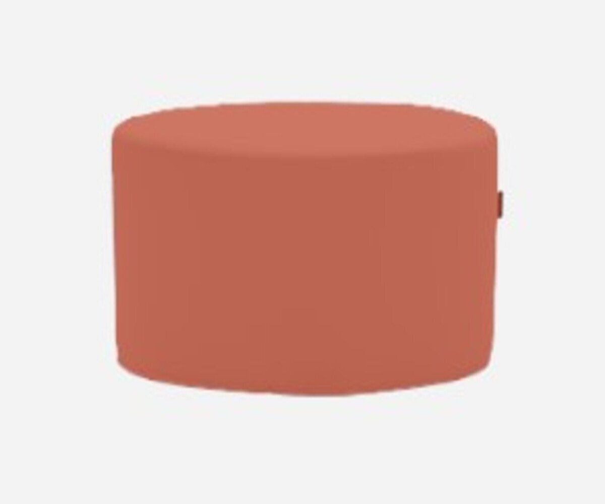 Softline Bon-Bon Pouf Medium - Felt Melange - 298 Red