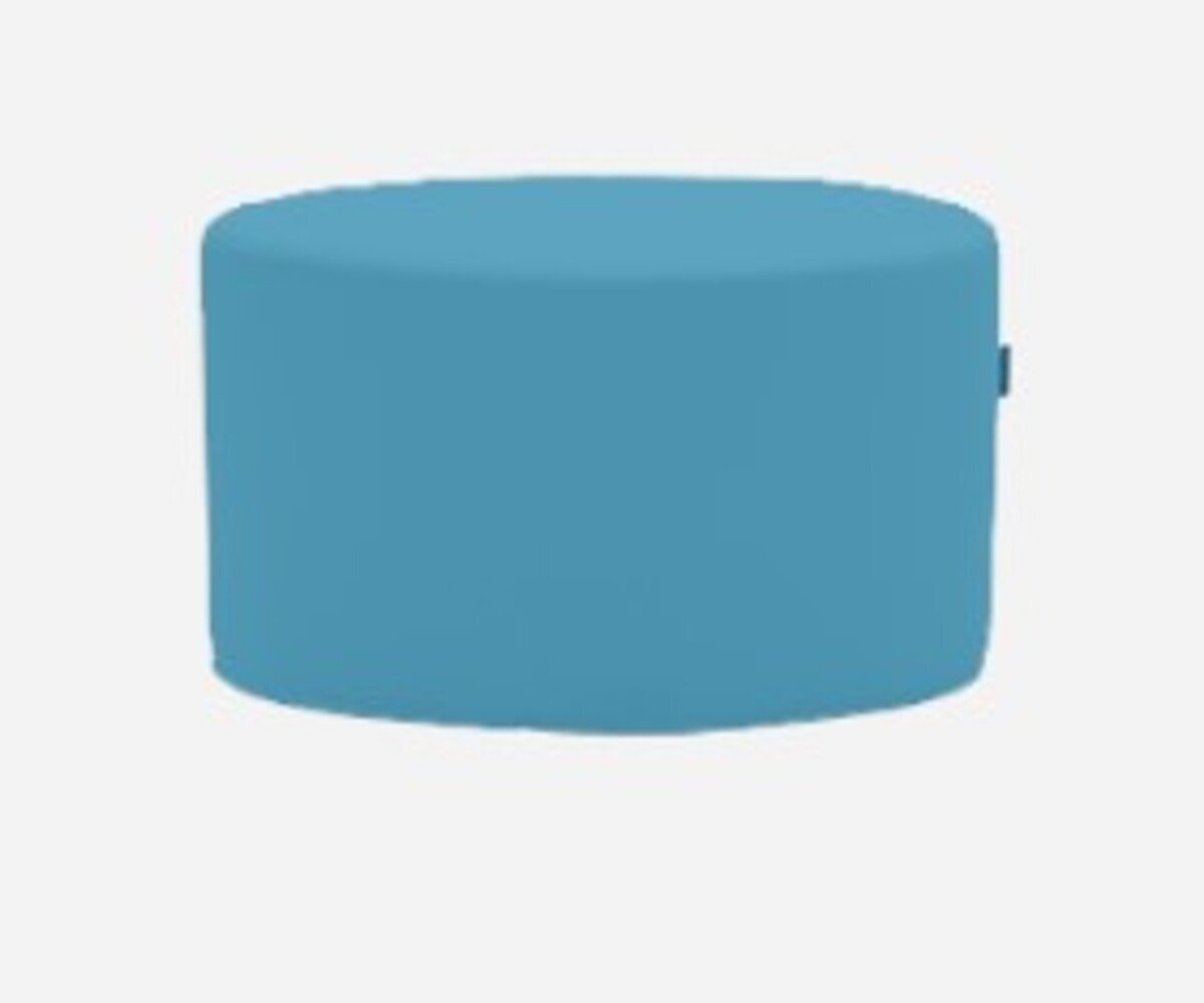 Softline Bon-Bon Pouf Medium - Felt Melange - 582 Blue