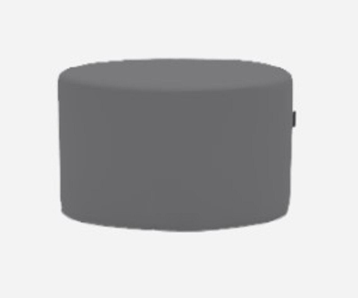 Softline Bon-Bon Pouf Medium - Felt Melange - 623 Dark Grey